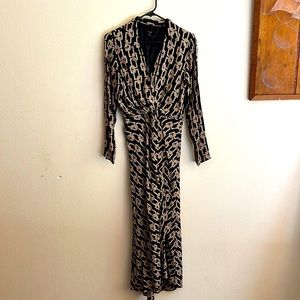 Massimo Dutti Long Sleeve Dress